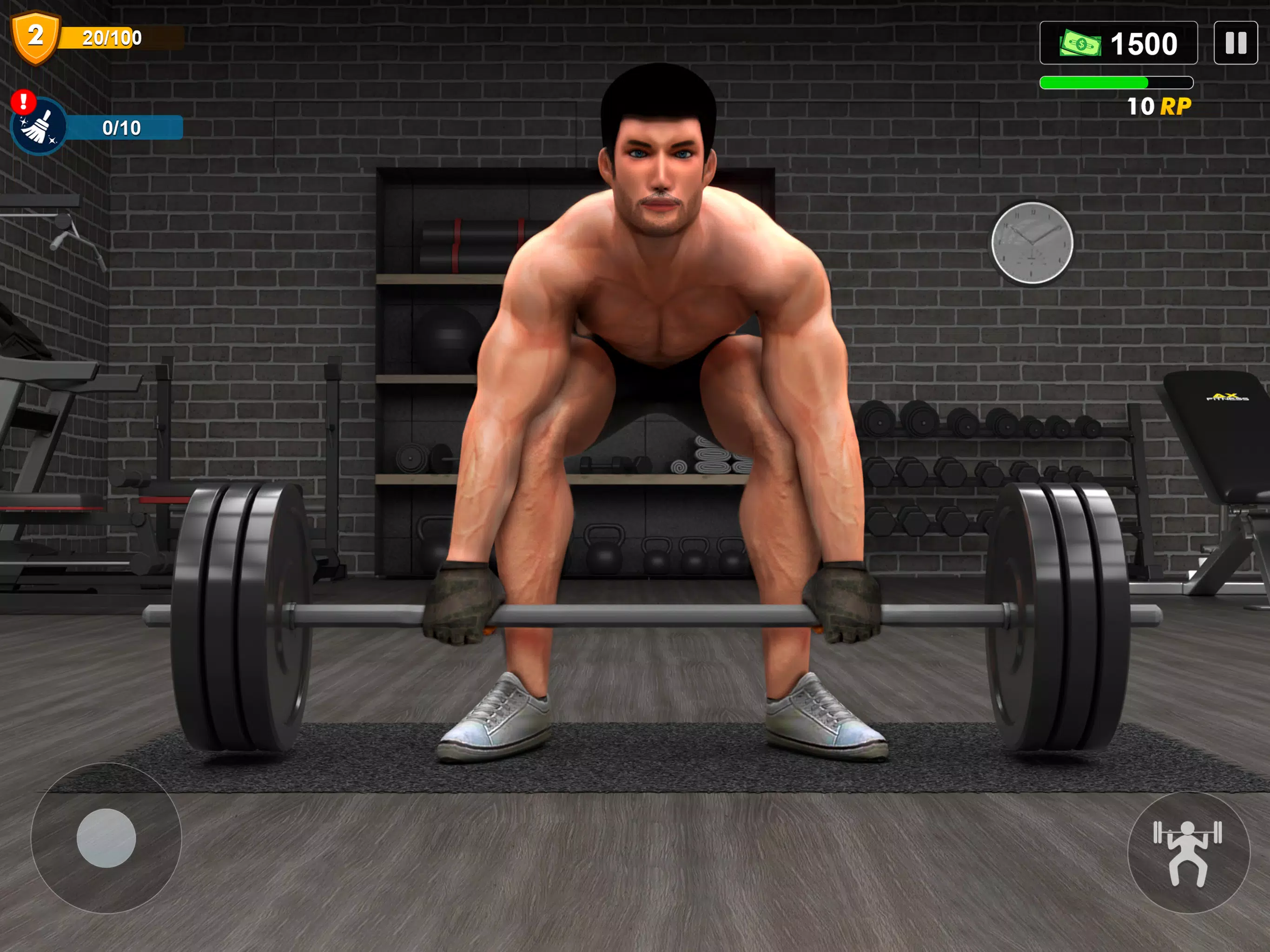 Workout Gym Simulator Game 24 Schermafbeelding 3