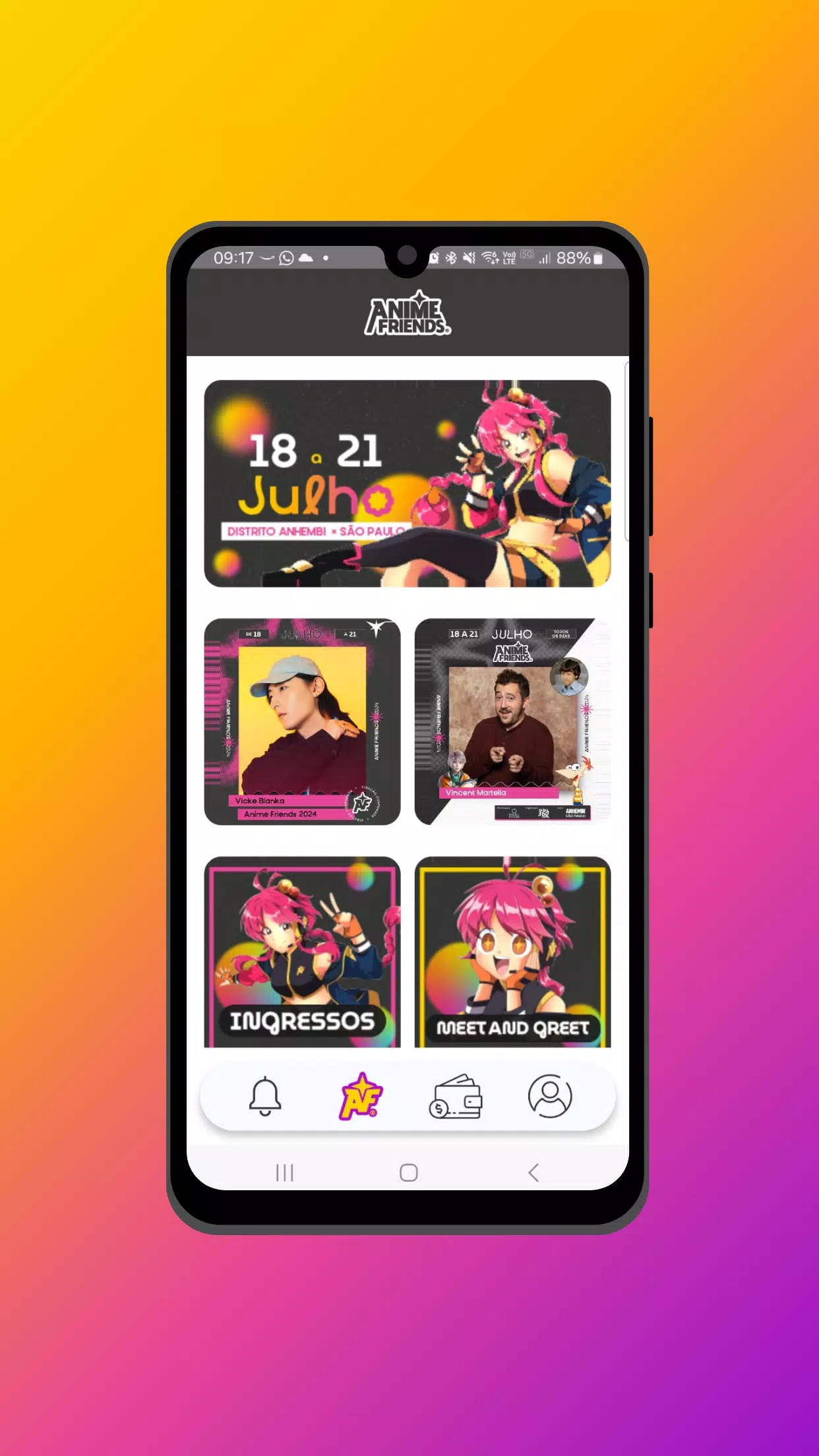App Anime Friends স্ক্রিনশট 1