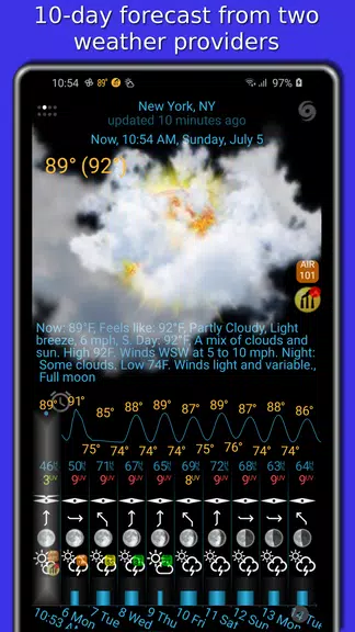 Weather app - eWeather HDF スクリーンショット 2