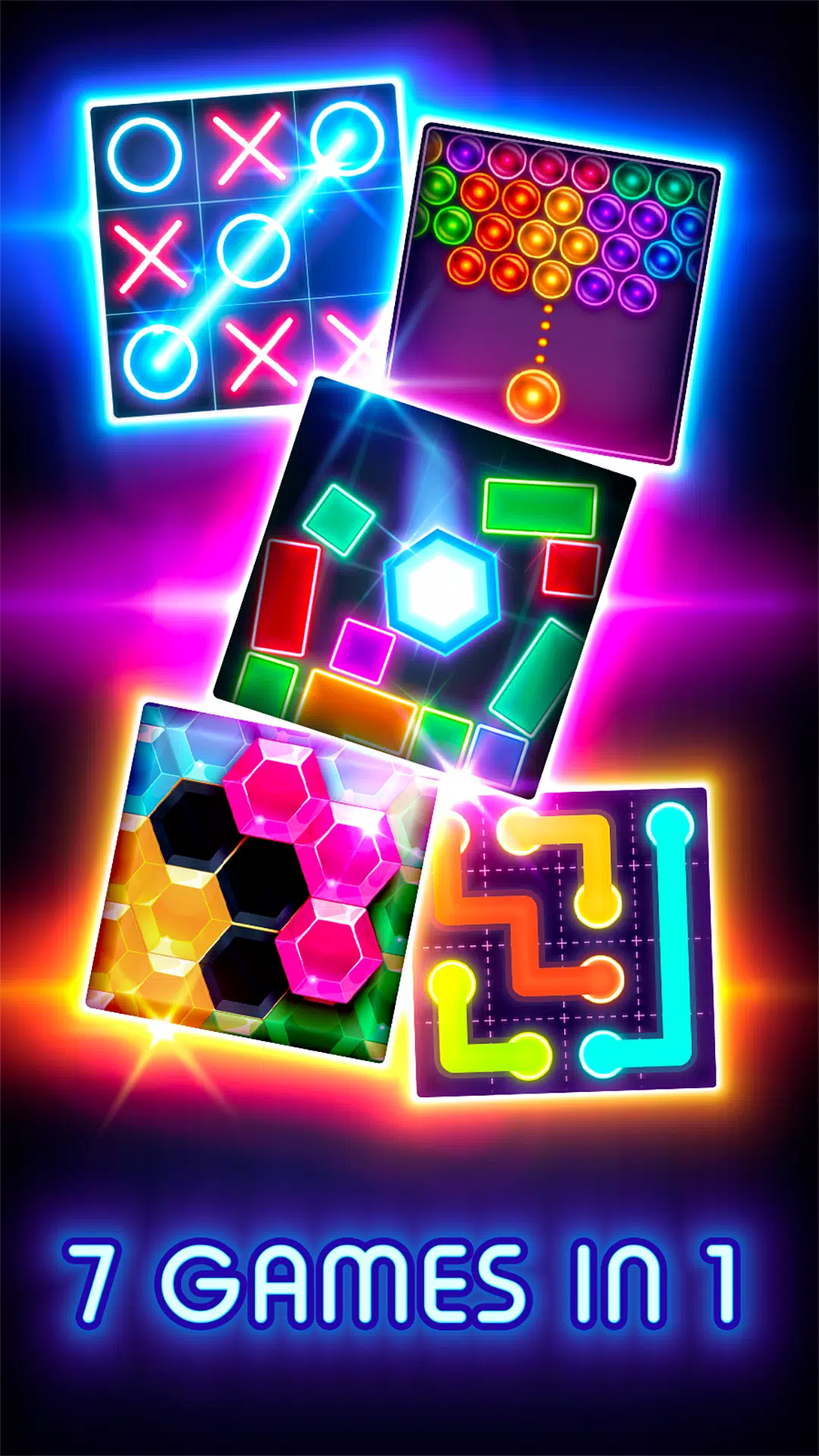 Tic Tac Toe Glow Ảnh chụp màn hình 2