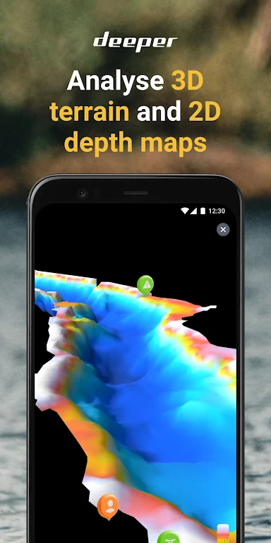 Fish Deeper - Fishing App Captura de tela 1