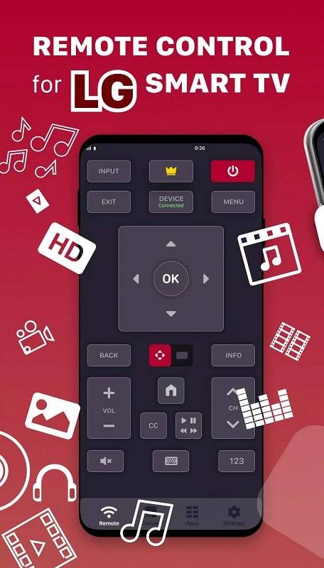 Smart Remote for LG ThinQ TV 스크린샷 1