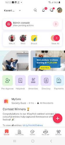 MyGate: Society Management App Ekran Görüntüsü 0