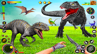 Real Dinosaur Hunter Gun Games Tangkapan skrin 2