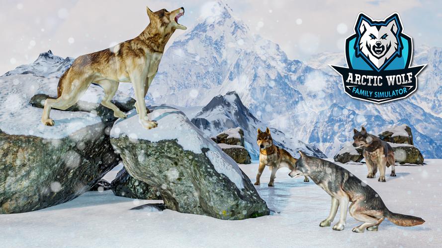 Arctic Wolf Family Simulator スクリーンショット 2