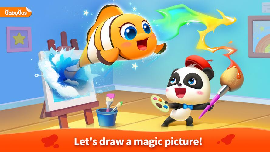 Little Panda's Kids Coloring Ekran Görüntüsü 0