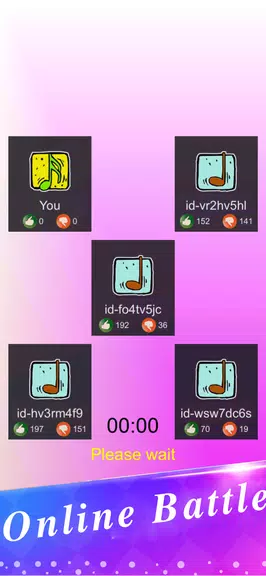 Rhythm Tiles 3:PvP Piano Games Ekran Görüntüsü 2