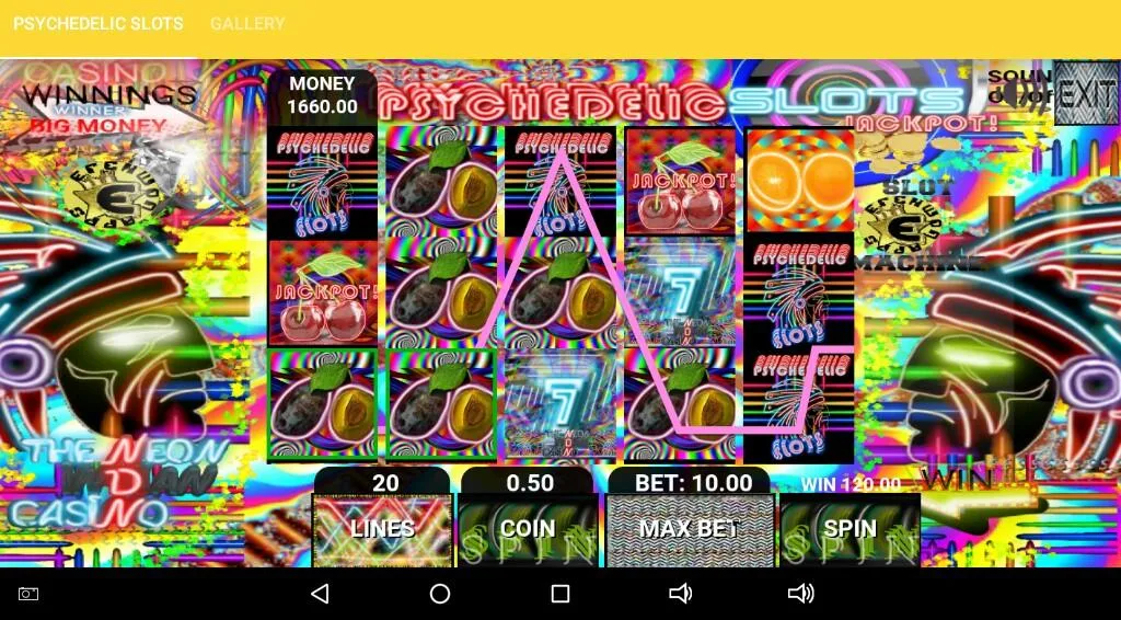 Psychedelic Slots Tangkapan skrin 0