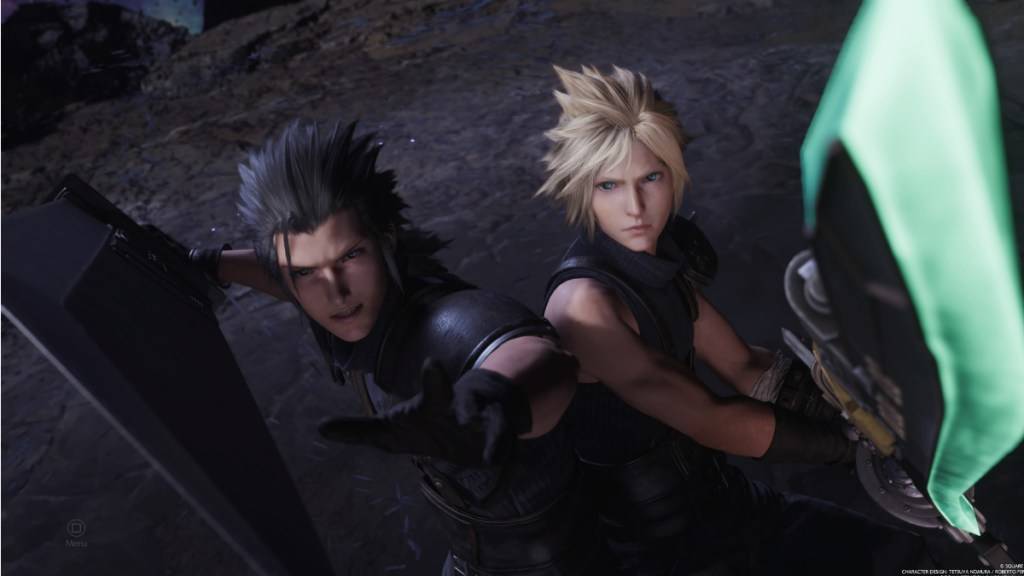 FF7 Rebirth Cloud và Zack như một phần của một bài viết về lỗi DirectX 12.