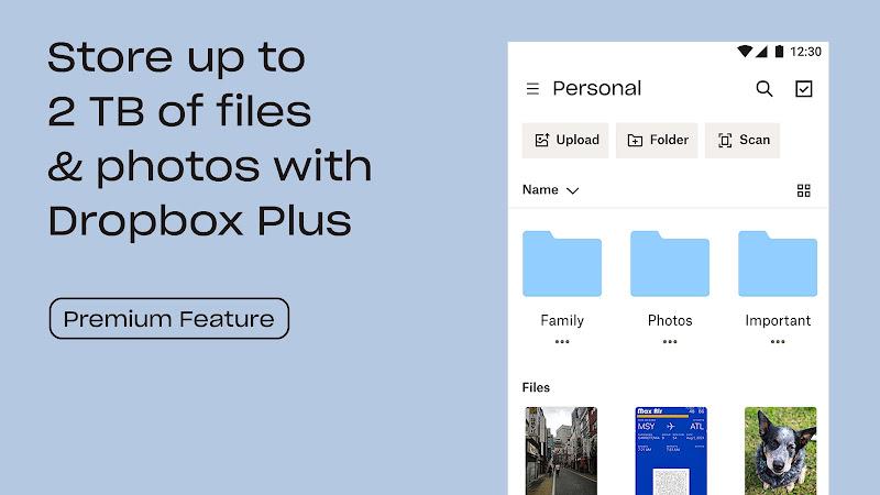 Dropbox: Secure Cloud Storage ภาพหน้าจอ 2