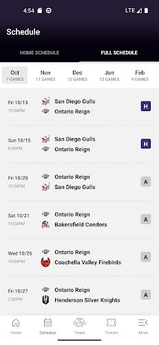 Ontario Reign Captura de pantalla 2