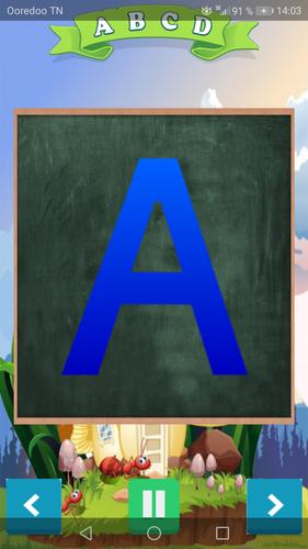 Alphabet français jeu éducatif Ảnh chụp màn hình 1