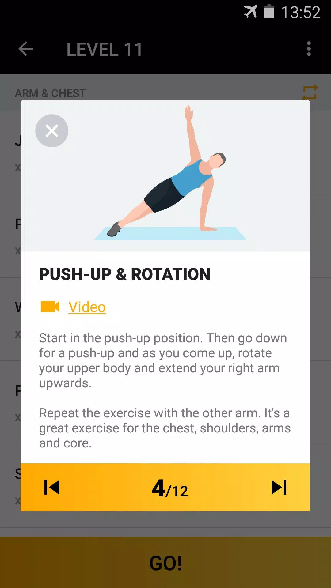 Home Workout for Men Screenshot 3