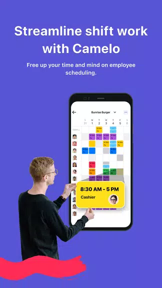 Camelo: Work Schedule Maker Скриншот 0
