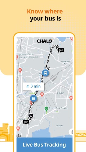 Chalo - Live Bus Tracking App 스크린샷 1