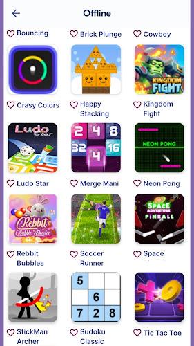 Offline Mini Games All in One Ảnh chụp màn hình 2