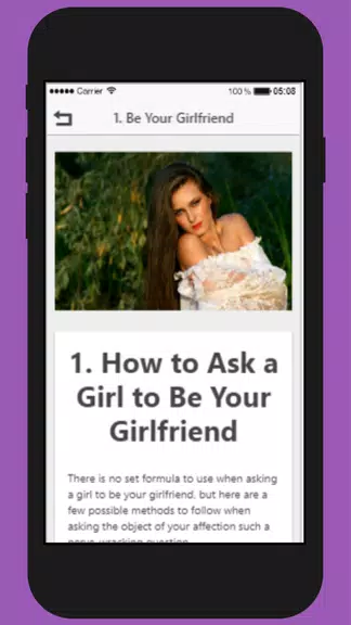 How to Ask a Girl to be Your Girlfriend ဖန်သားပြင်ဓာတ်ပုံ 1