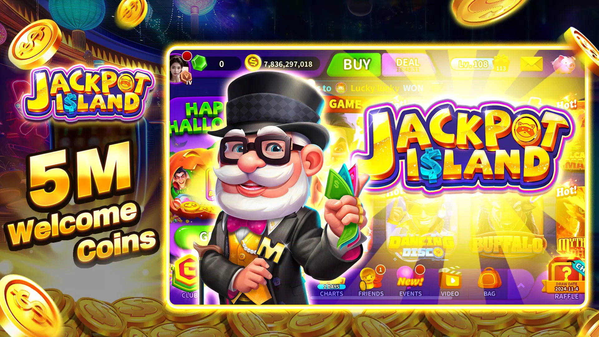 Jackpot Island स्क्रीनशॉट 0