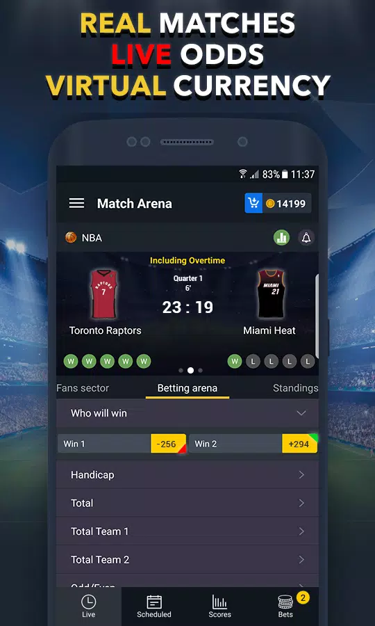 Sports Betting Game - BET UP Capture d'écran 0