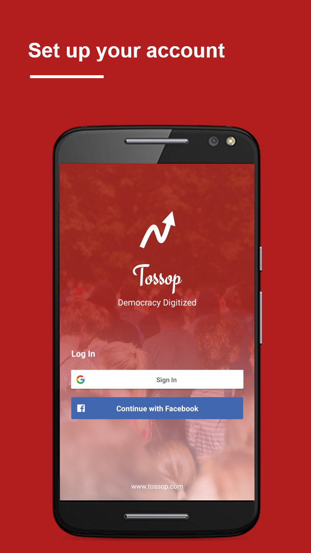 Tossop – Opinion Sharing & Learning App Zrzut ekranu 0