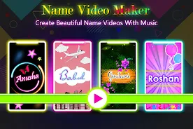 Name Video Maker - Status 2023 スクリーンショット 2