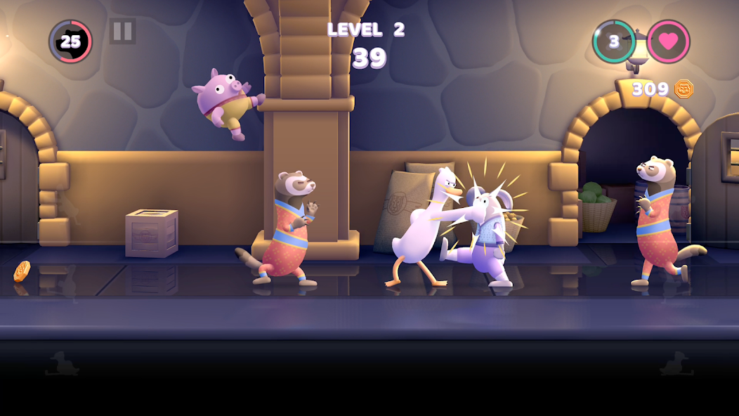 Punch Kick Duck Mod स्क्रीनशॉट 1