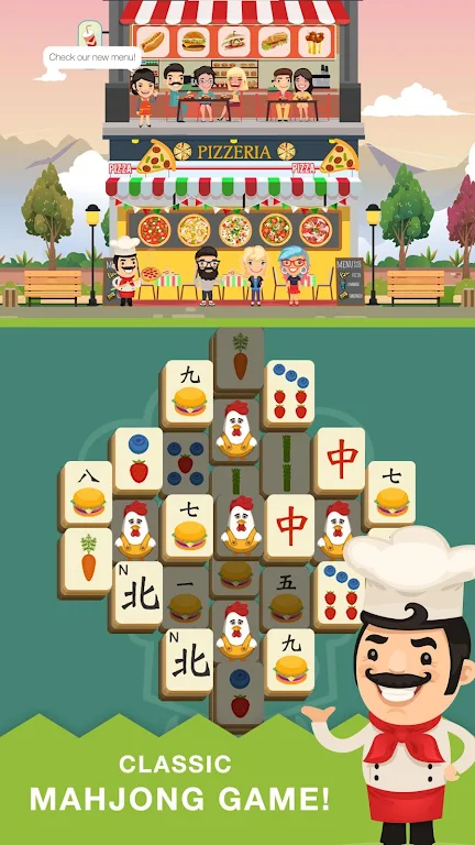 Mahjong Cooking Tower - Match & Build Your Tower Captura de tela 0