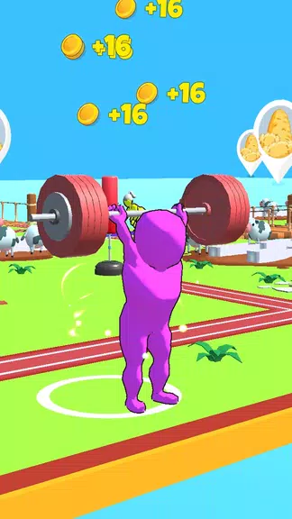 Muscle Land - Lifting Weight Ekran Görüntüsü 1