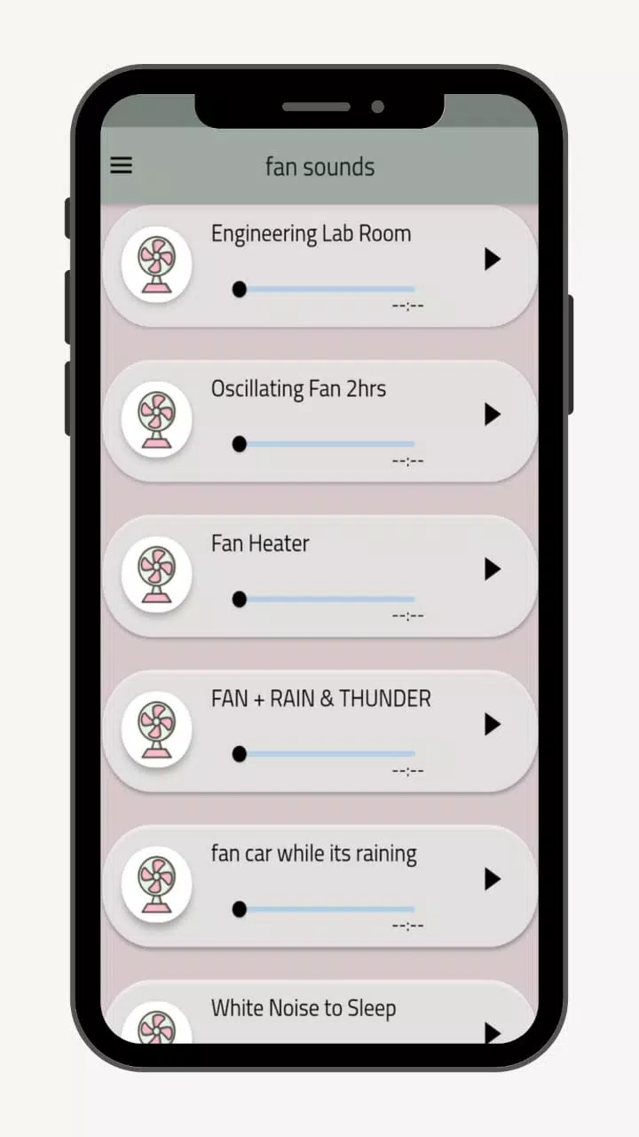 Fan sounds - relaxing sounds Screenshot 3