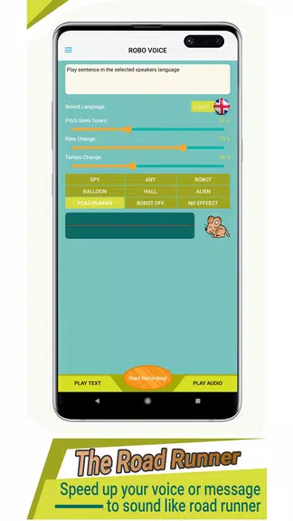 Robot Voice Captura de tela 2