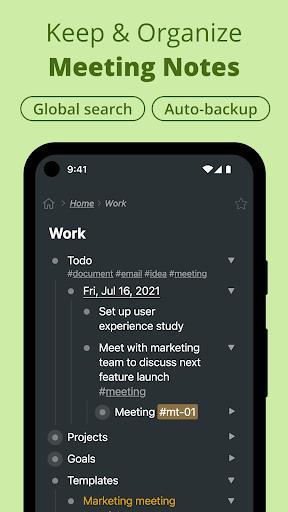 Workflowy |Note, List, Outline スクリーンショット 0