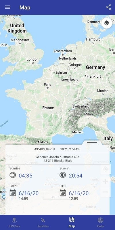 GPS Data Zrzut ekranu 2