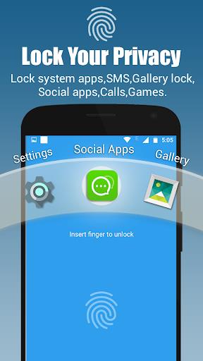 App lock - Real Fingerprint, P Captura de pantalla 0