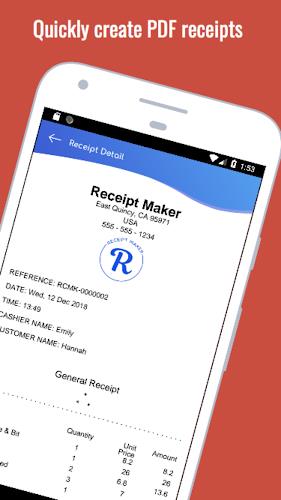 Receipt Maker ภาพหน้าจอ 0