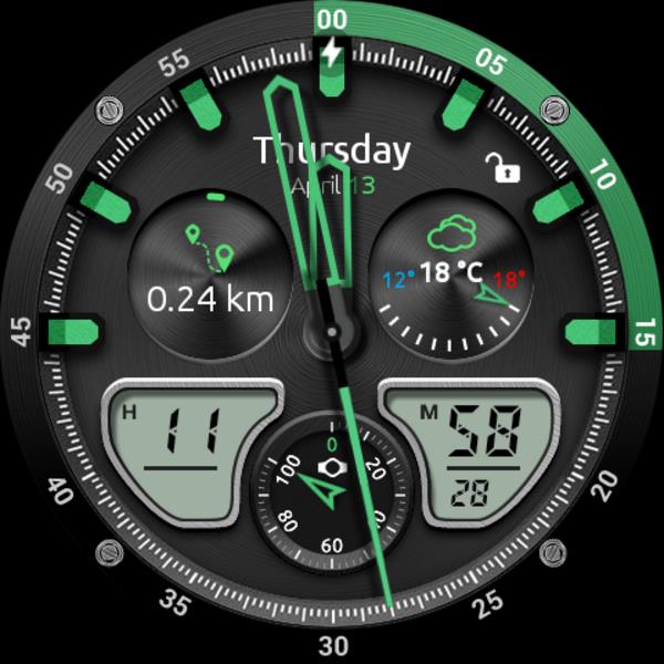 Fury Watch Face স্ক্রিনশট 2