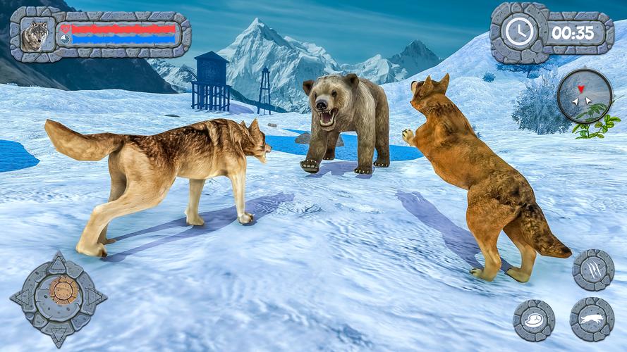 Arctic Wolf Family Simulator スクリーンショット 0