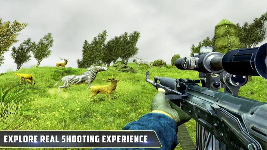 Sniper Shooter Jungle Hunter ภาพหน้าจอ 1