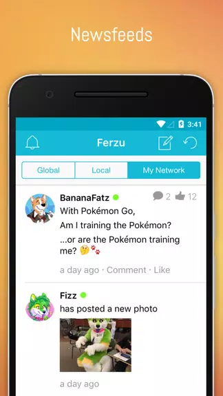 FERZU - Furries Social Network Tangkapan skrin 2