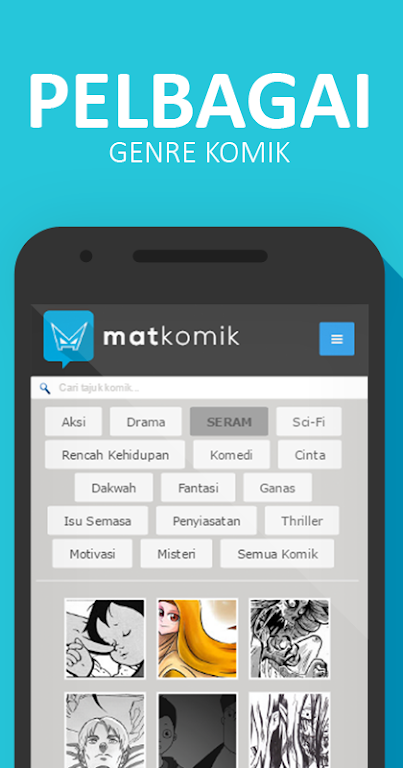 Matkomik - Apps Komik Percuma! Schermafbeelding 3