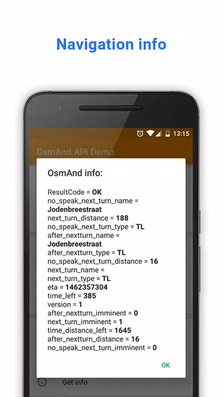 OsmAnd API Demo 스크린샷 1
