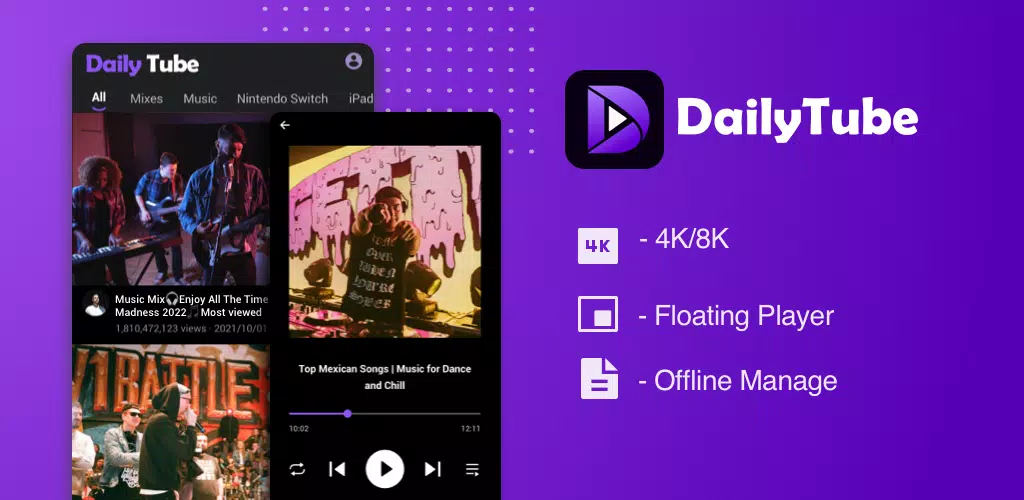 DailyTube Ảnh chụp màn hình 0