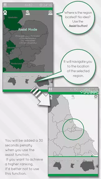 E. Learning UK Map Puzzle Captura de tela 2