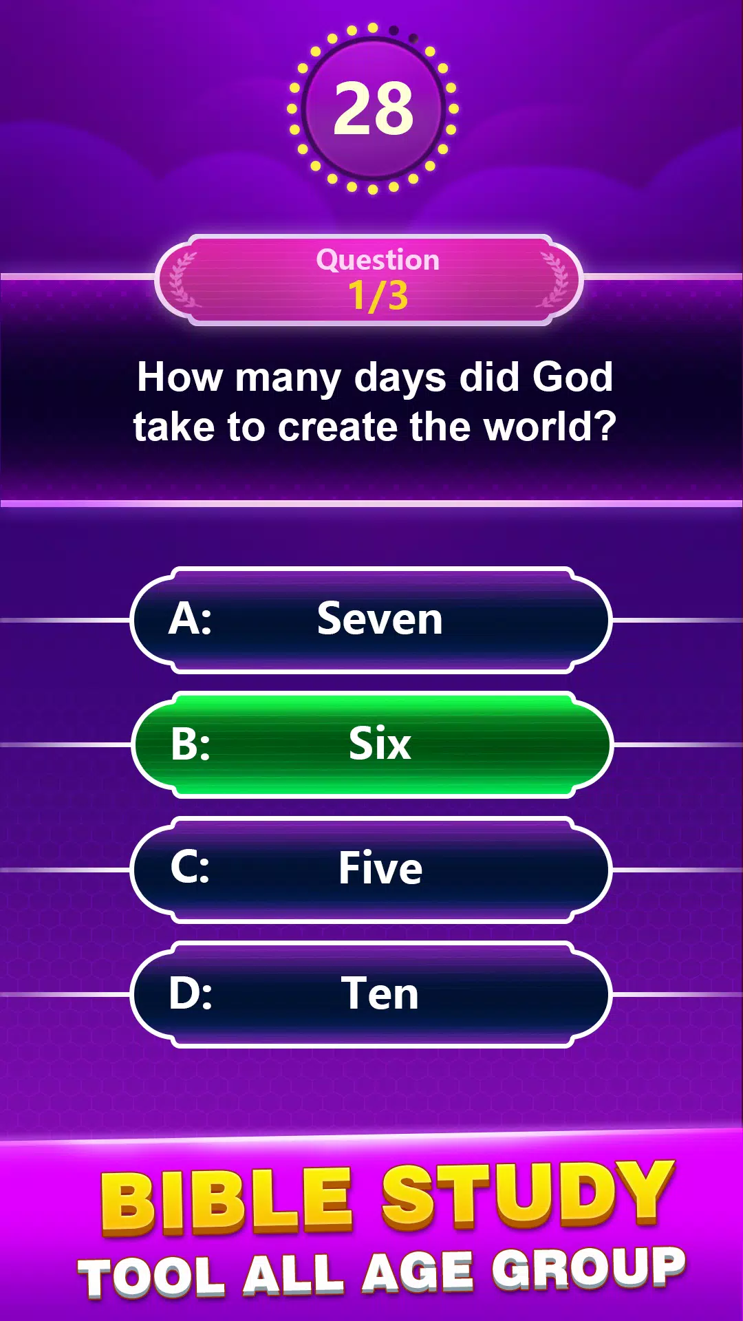 Bible Trivia Screenshot 0