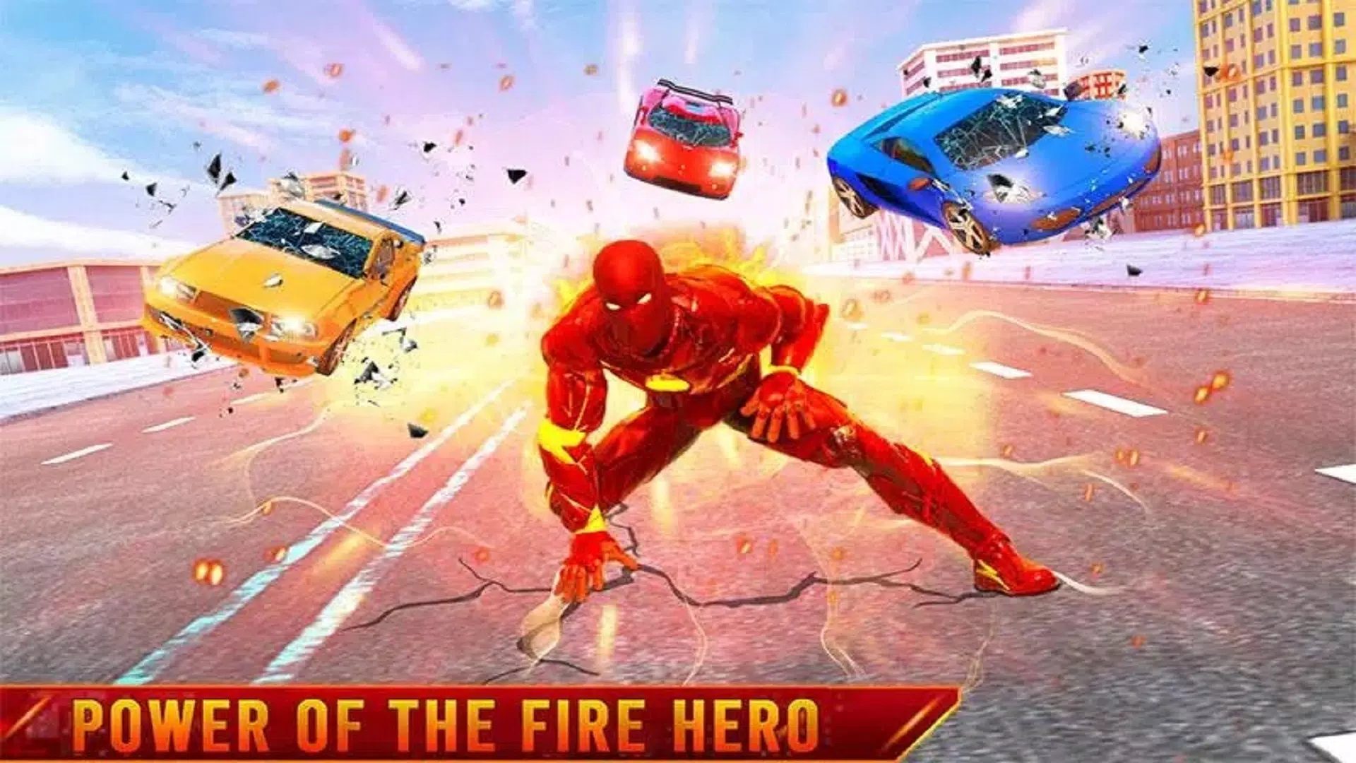 Fire Hero Robot Transform Game Zrzut ekranu 2