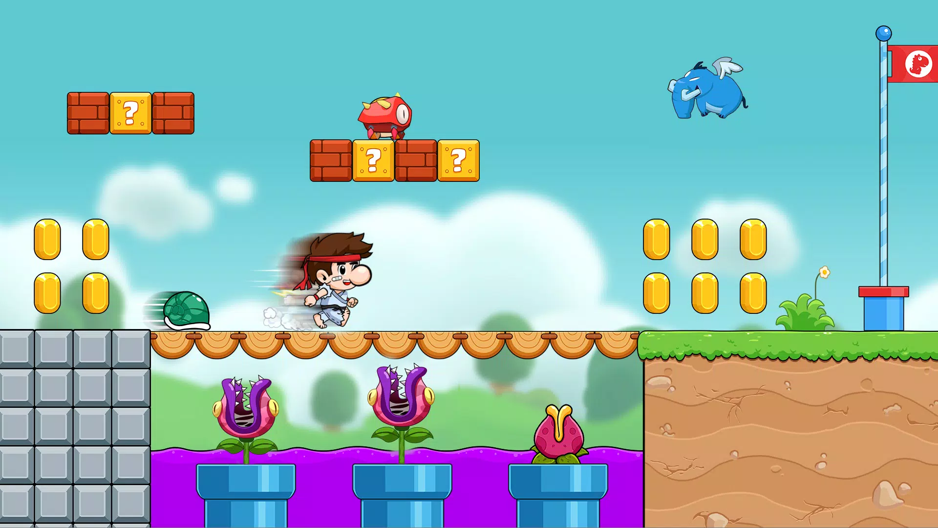 Bean’s World Super: Run Games Captura de tela 3