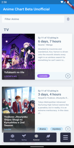 AniChart Beta Unofficial應用截圖第1張