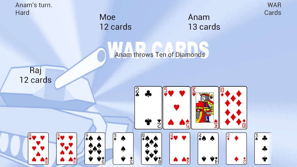 WAR Cards स्क्रीनशॉट 0
