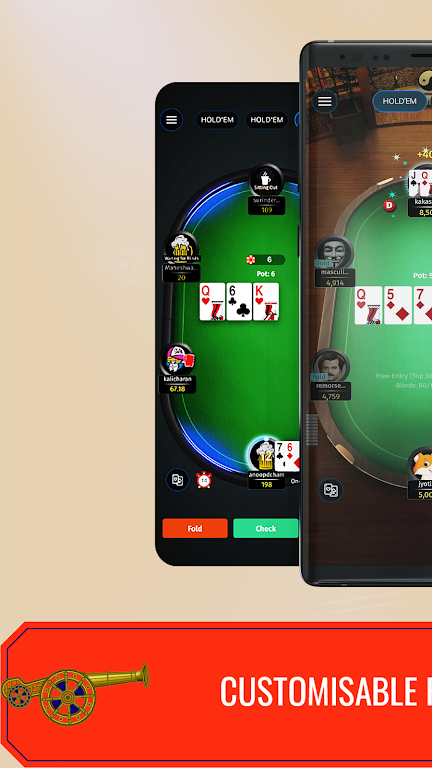PokerBaazi: Practice Poker應用截圖第2張