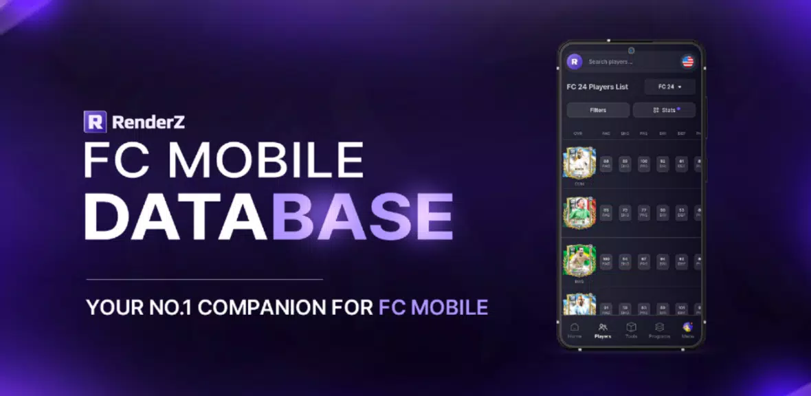 RenderZ: FC Mobile 25 Database Tangkapan skrin 0