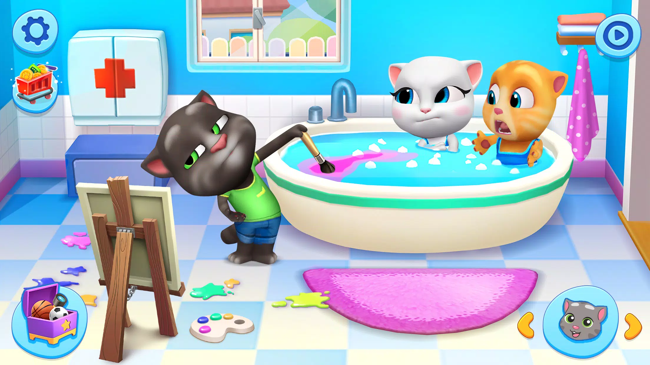 My Talking Tom Friends Captura de pantalla 0